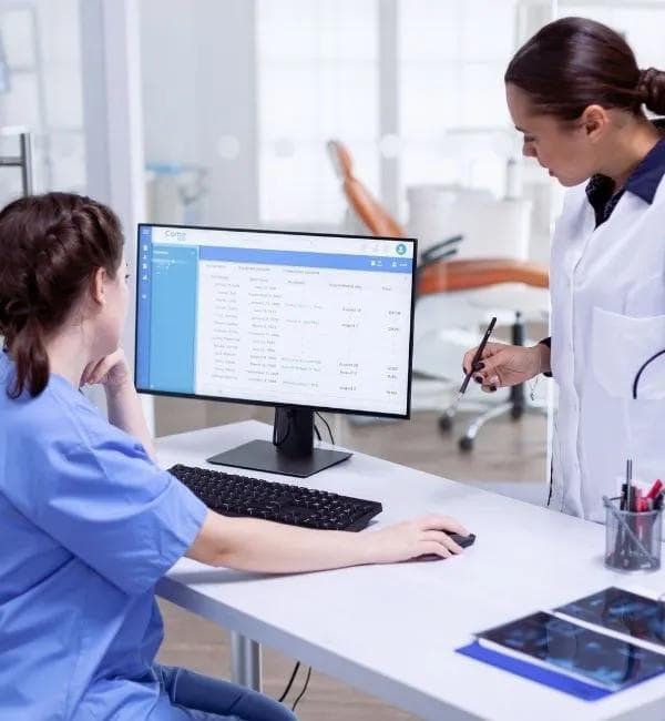 Chiropractic medical billing clipboard and graph charts
