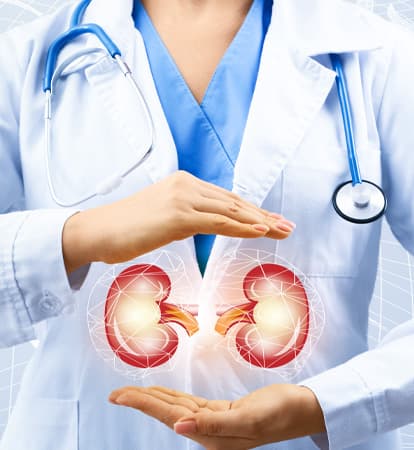 Nephrology billing calculations on laptop and desk