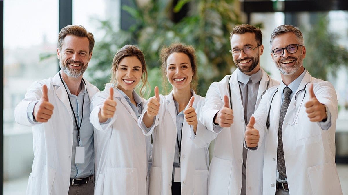 Medical team background