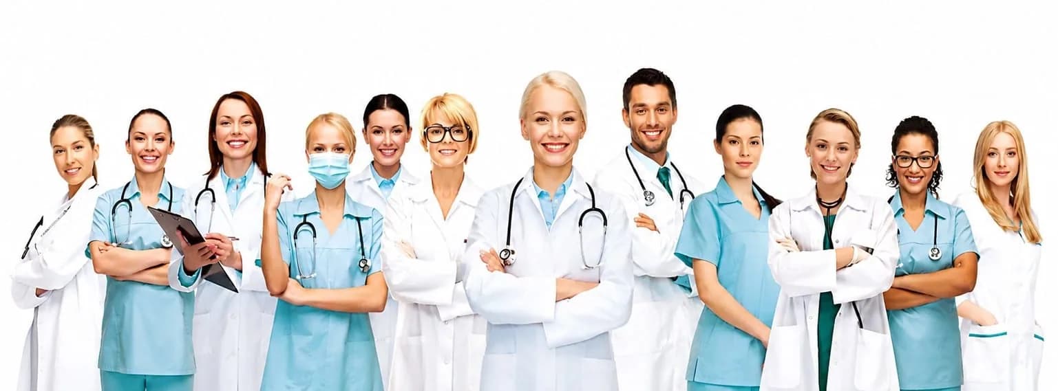 Smiling clinical team