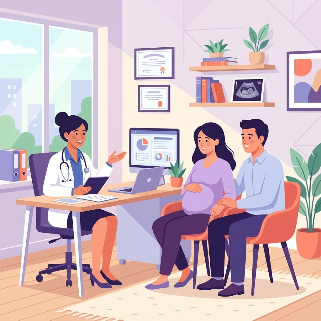 Obstetrics and Gynecology medical billing specialties illustration