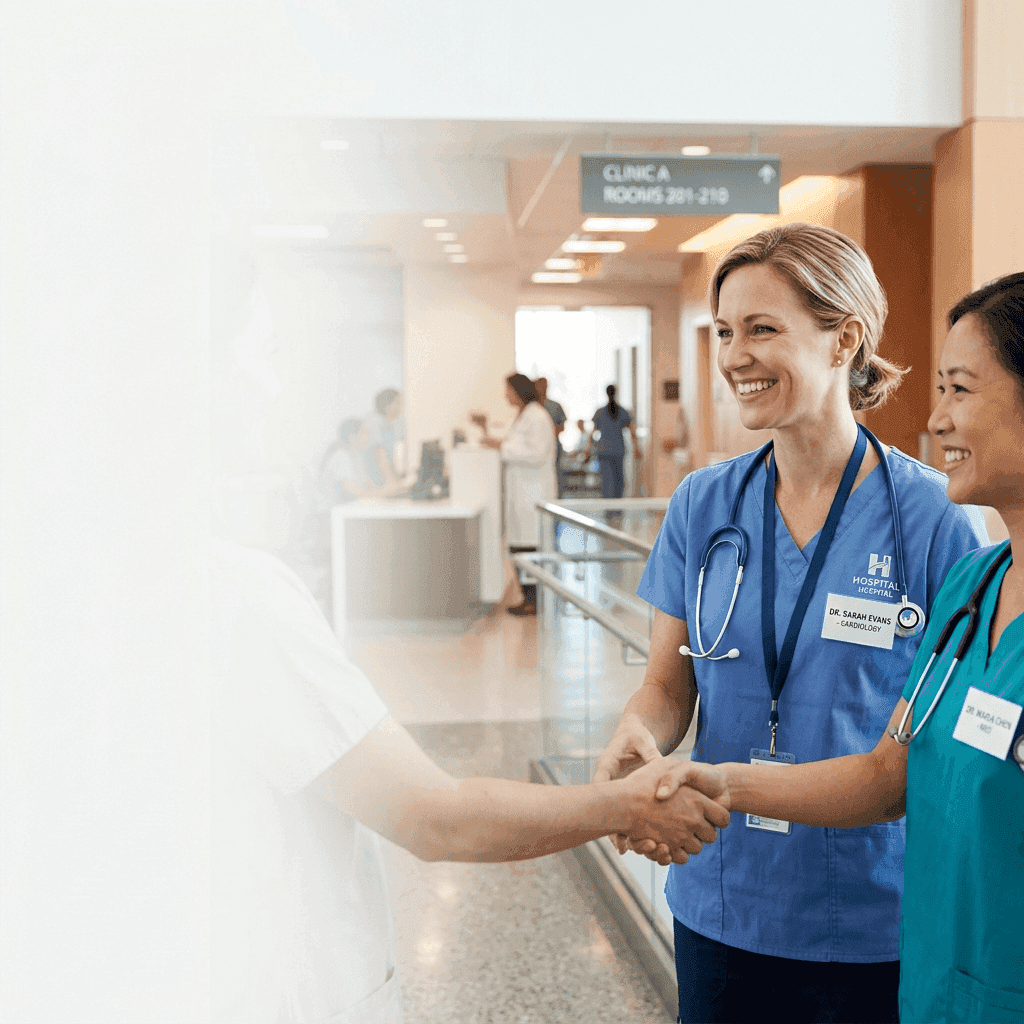 Healthcare Professional Handshake